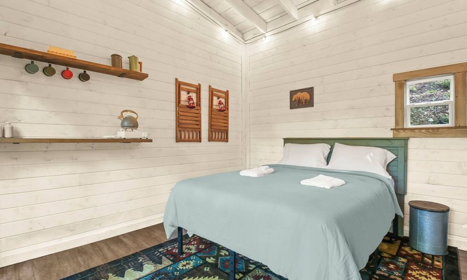 Laurel Springs Cabina | Blue Ridge Parkway / Off-Grid Cabin / Glamping / Turkey Hop Cabin