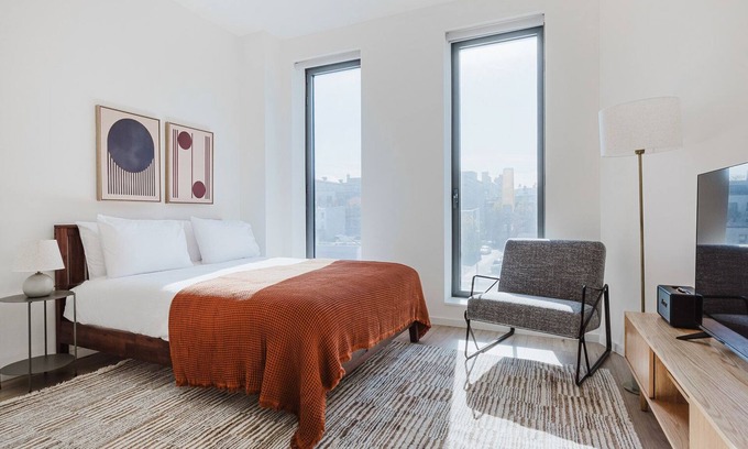 Prospect Heights Apartamento | Blueground | Clinton Hill, pool, gym & AC, nr park