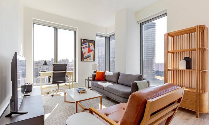 Prospect Heights Apartamento | Blueground | Clinton Hill, pool, gym & AC, nr park