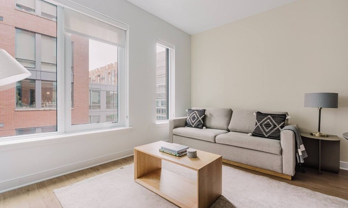 Mount Vernon Triangle Apartamento | Blueground | Mt Vernon, rooftop & gym, nr museums