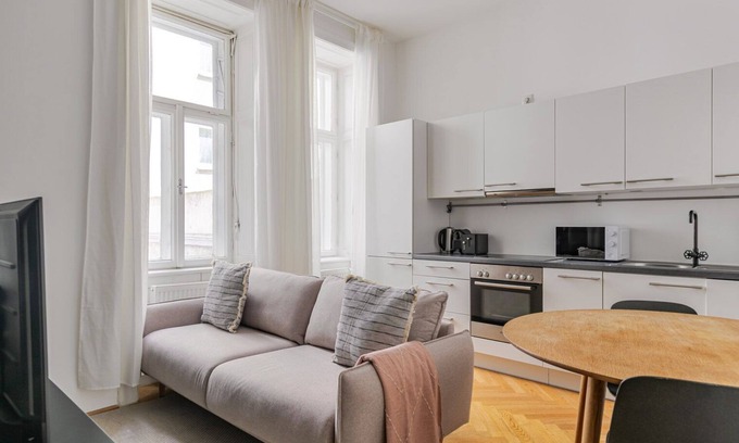Schottenfeld Apartamento | Blueground | Neubau, washer/dryer, nr Museum