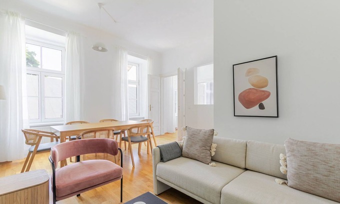Schottenfeld Apartamento | Blueground | Neubau, washer/dryer, nr Museumsquartier
