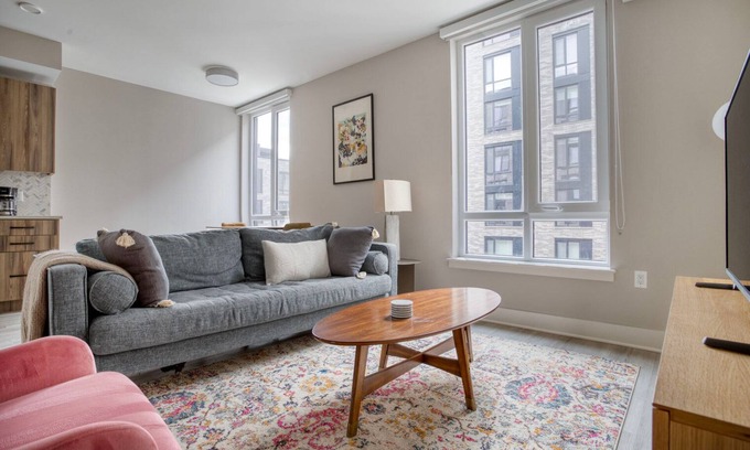 North Capitol Street Apartamento | Blueground | Sursum Corda, rooftop, nr National Mall