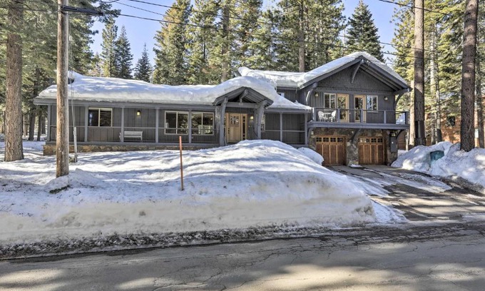 Tahoe Woods Casa | Bluerock Retreat by Tahoe Getaways - 3 BR Pet-Friendly West Shore Cabin with 3 Fireplaces, Short Drive to Skiing