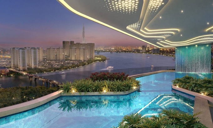 Thu Thiem Apartamento | Bluesky Zeit River Metropole Apt Hotel