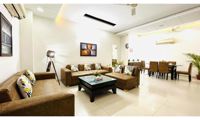 Greater Kailash Apartamento | BluO 2BHK - Greater Kailash Lift Balcony Parking