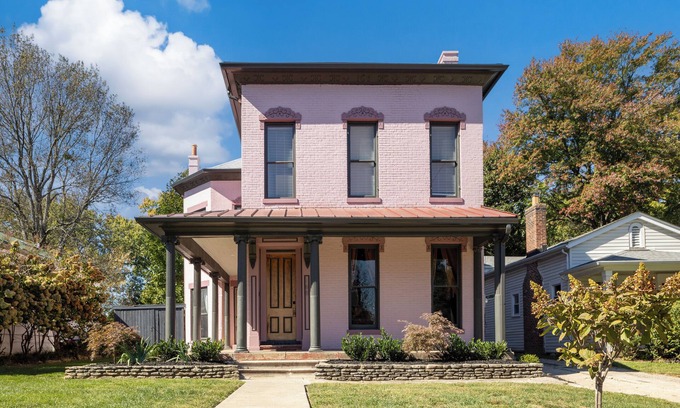 Clifton Casa | Blushing Pink Manor! 8BR! Off Frankfort Ave! Pickleball Court!