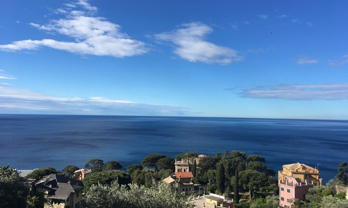 Bogliasco Apartamento | Bogliasco: Apartamento en villa, rodeada de naturaleza con vistas al mar
