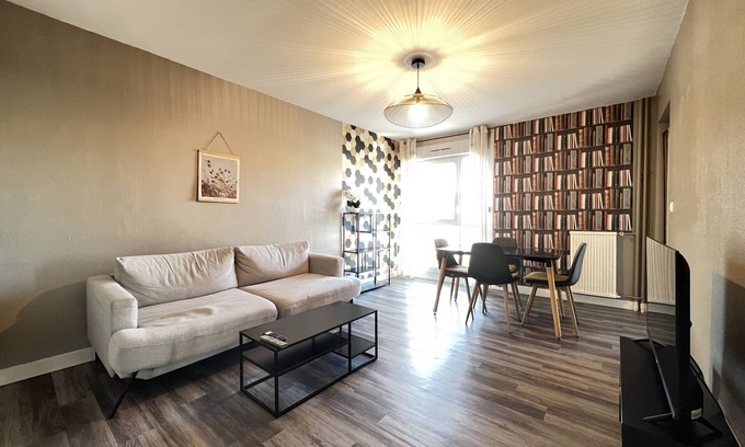 La Faourette Apartamento | Boheme - 6p - Spacieux 3ch/Balcon/Wifi/Métro