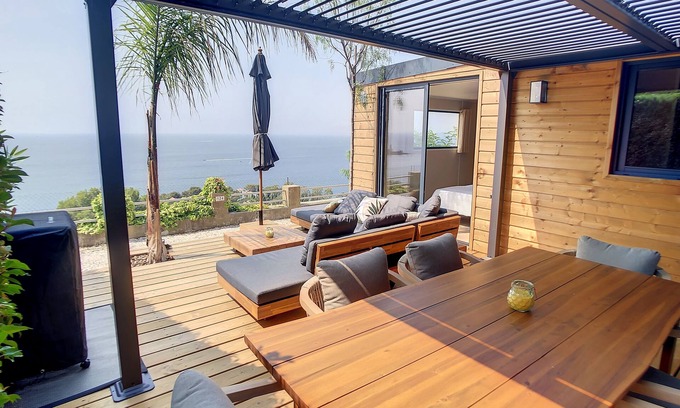 Le Dramont Chalet De Esquí | Bohemian hut - Exceptional view of Cap Estérel, Ile d'Or, St-Tropez