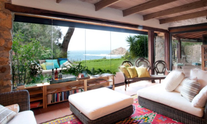 Monte Argentario Casa | Casa frente al mar en la Toscana (pied dans l'eau) con un gran jardín y una vista impresionante