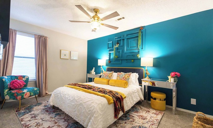 Fayetteville Apartamento | Boho Bungalow near DT Fayetteville & UofA