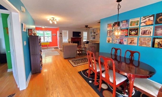 Carteret County Casa | Boho Burrow - Pet Friendly Mainland Coastal Retreat