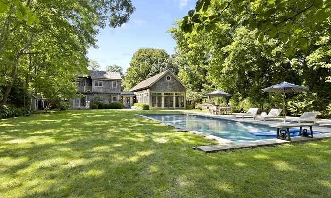 Clearwater Beach Casa | Boho-style home with a private pool, pool house, hot tub, complete...