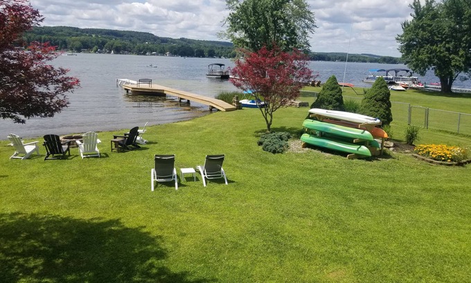 Bradford Casa | Book for summer fun at Eagles Cove on Lamoka !! Lake steps away