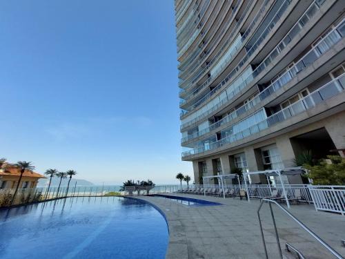 Pompeia Apartamento | Book Santos - Unlimited - Apartamentos Vista Mar em condomínio de Luxo