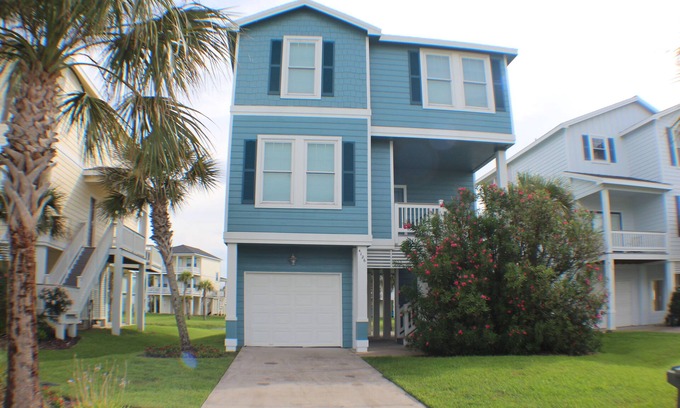 Galveston Cabaña | Recientemente reformado y 4/4 Cottage En Pointe West