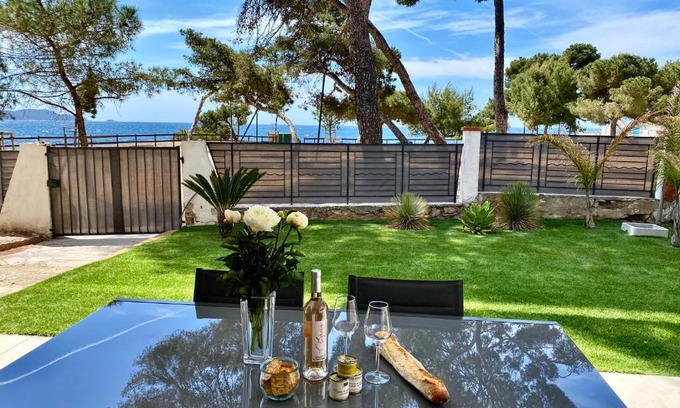 Carqueiranne Apartamento | Bord de mer aux Pins Penchés