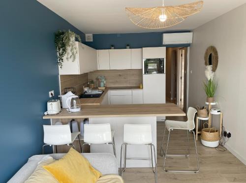 La Grande-Motte Apartamento | Bord de mer: soleil, plage et grande terrasse pour instants de détente (Wifi, clim)