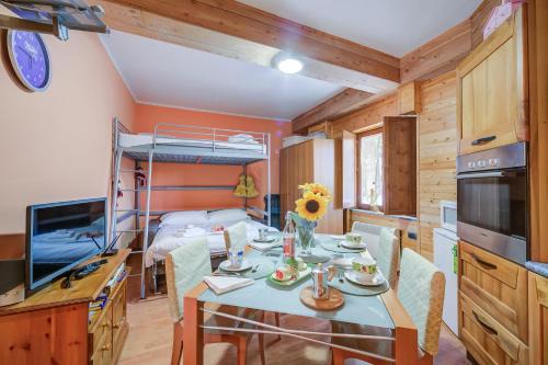 Borgata Sestriere Apartamento | Borgata Family Studio Ski In Ski Out 300m - Happy Rentals