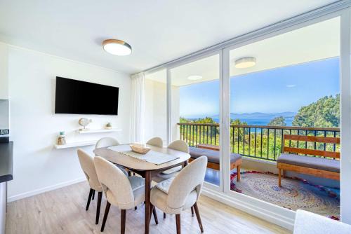 Puchuncavi Apartamento | Bosque Mar 3D con Vista al Mar