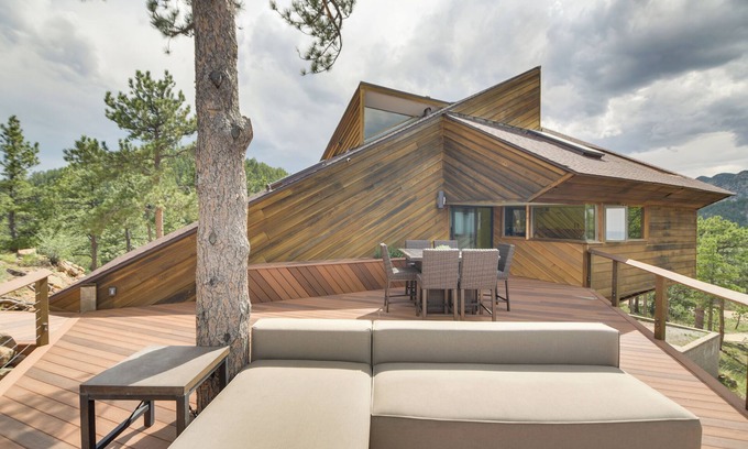 Boulder Casa | "Barrett House" de Luxe Boulder en Mtn Peak w / Hot Tub
