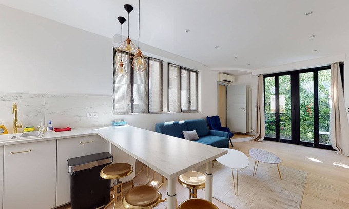 Centre Ville Apartamento | Boulogne A Stunning and Luxurious 3BR Loft 5min Paris in Boulogne Heart