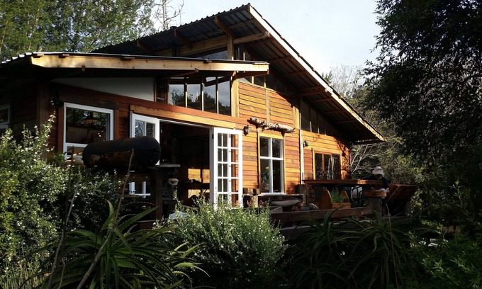 Storms River Cabina | Boutique Cabina del bosque de la vendimia, panorámicas Vistas Loft