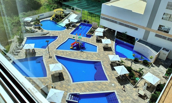 Pousada do Rio Quente Apartamento | Apt com Acesso ao Rio/completo com Ar/ Proximo ao Hot Park