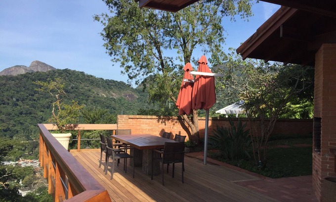 Alto da Boa Vista Casa | Magnificent Rio views in this unique large and cozy family home. Pets welcome.