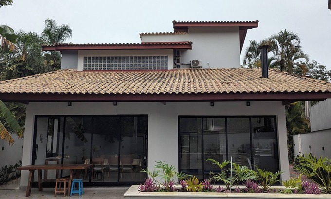 Costa do Sol Casa | 50m beach Gated Community Standing Sand High Standard 24h Security Guaratuba Bertioga Riviera
