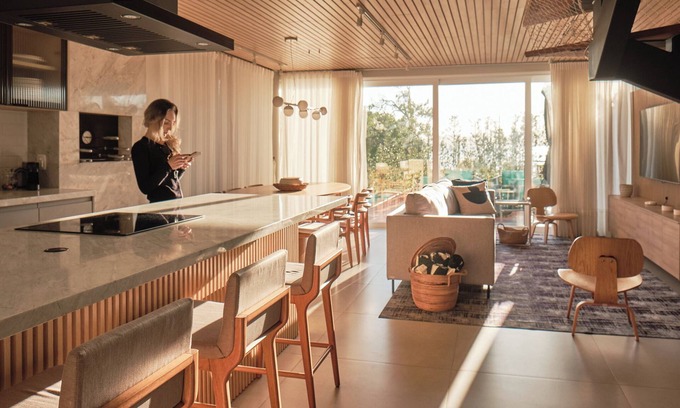 Florianopolis Casa | From living room to beach or pool! Gorgeous sunset!