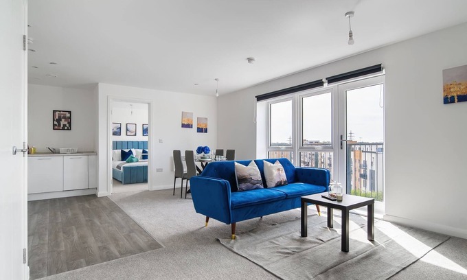 Luton Apartamento | Brand New 2 Bed, 2 Bath Apartment in Luton 42