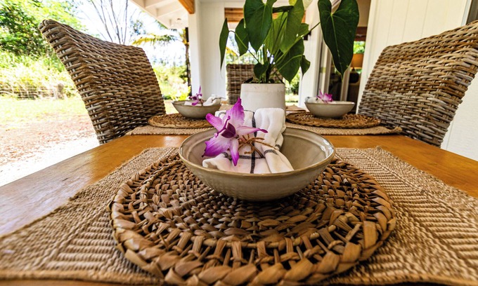 Keaau Casa | Brand new 2 bedrm/1 bath on .3 acre - privacy, style, class! Impeccable design!