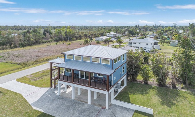 Bokeelia Casa | Brand New Build, 3/3 Heart of Bokeelia! Boat Ramp Across the Street!