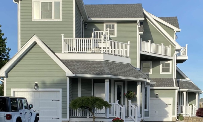 Westbrook Center Casa | Nuevo, Villa Je’taime, al otro lado de la calle de la playa, capacidad para 10