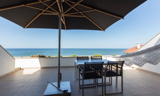 Pedra do Ouro Apartamento | Desayuno con vista al mar