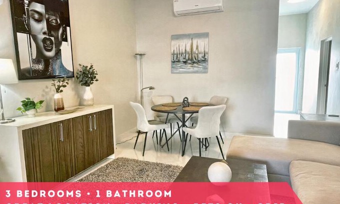 Parque Apartamento | Breathtaking 3-Br Beachside Apt