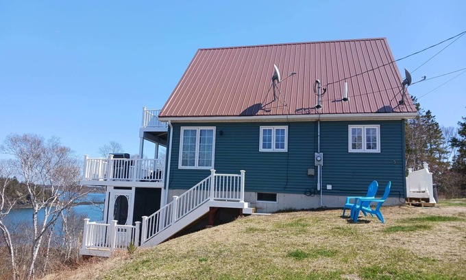 Lubec Casa | 10% de descuento 29 de junio-13 de julio Birch Point / Impresionante vista al mar frente al acantilado