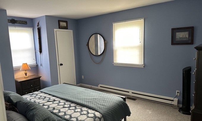 Southend Condominio | Brigantine 2BR 1.5BA Bottom Floor Condo with Tesla/EV Charger