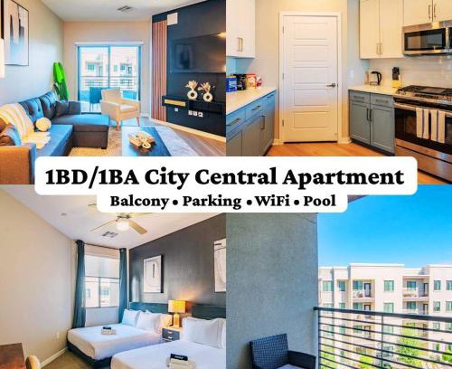 Orange Heights Apartamento | Bright 1BR Uptown Biltmore Gym Pool Parking WD