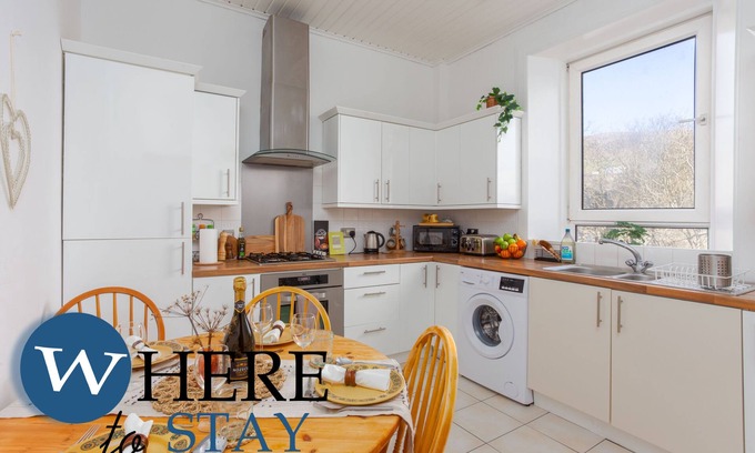 Galashiels Apartamento | Bright 2bed Apartment in Galashiels City Centre