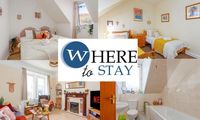 Galashiels Apartamento | Bright 2bed apartment in Galashiels City Centre