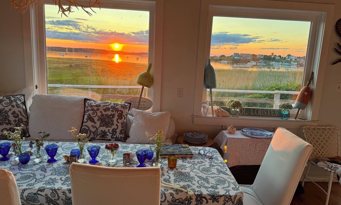 Biddeford Pool Cabaña | Bright Beach Cottage, Waterviews, perros bien, luna de miel, bodas