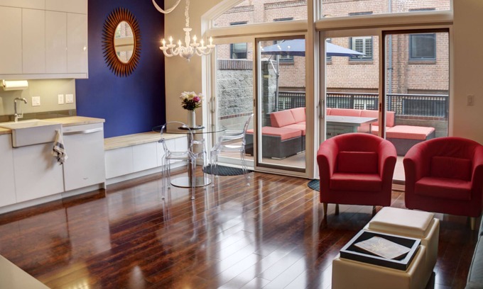 Pearl District Condominio | Bright Cozy Contemporary Loft - Prime Pearl Loc .: restaurantes, boutiques y más