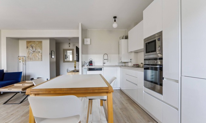 Centre Ville Apartamento | Bright, fully-equipped apartment for 4 people - Boulogne-Billancourt