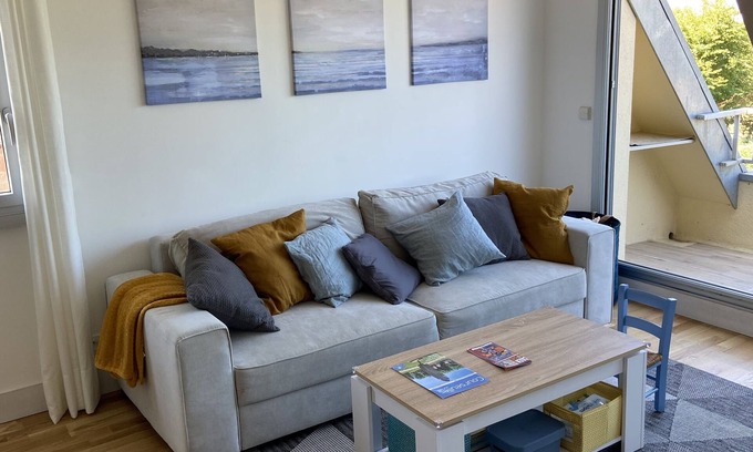 Courseulles-sur-Mer Apartamento | Bright hypercentre duplex