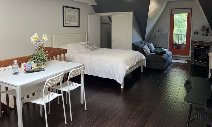 Cabbagetown Apartamento | Bright & Peaceful Suite. Retail Conveniences Steps Away. Ryerson & U of T <2.6km