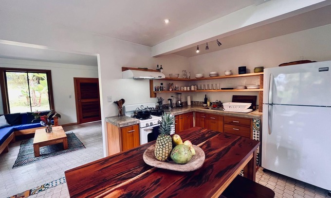 Rivas Casa | Bright Riverfront Home with Carport, Internet and Organic Gardens