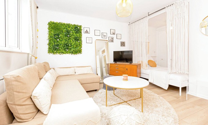 East Putney Apartamento | Bright Studio w balcony, Putney, 5min tube